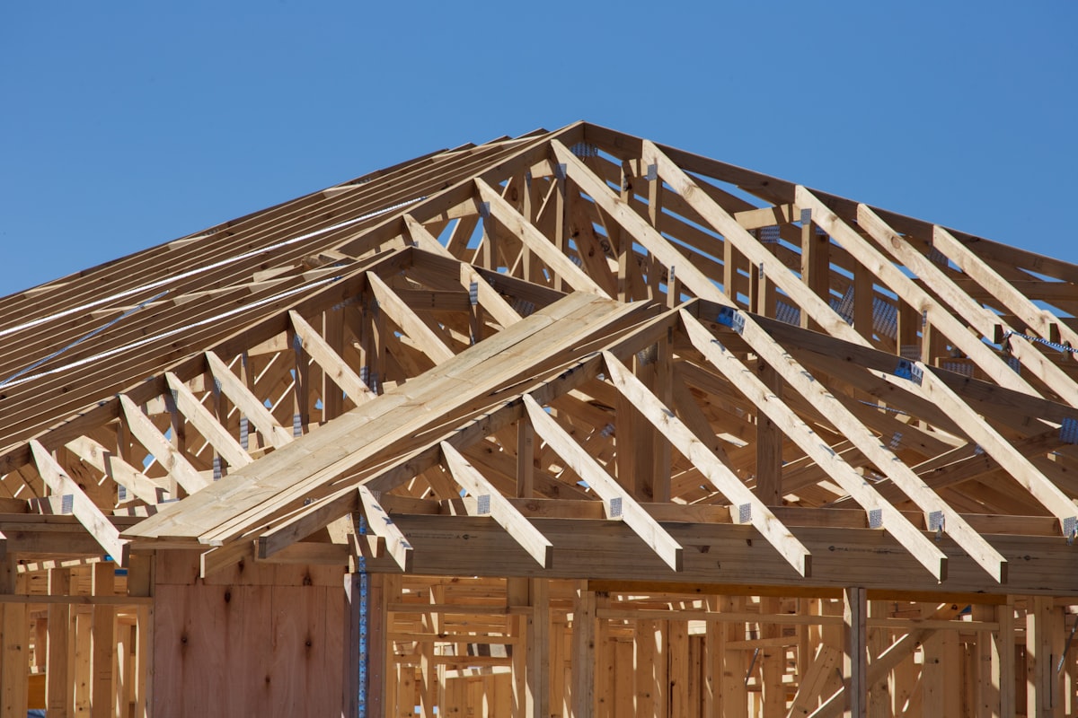 New home construction framing